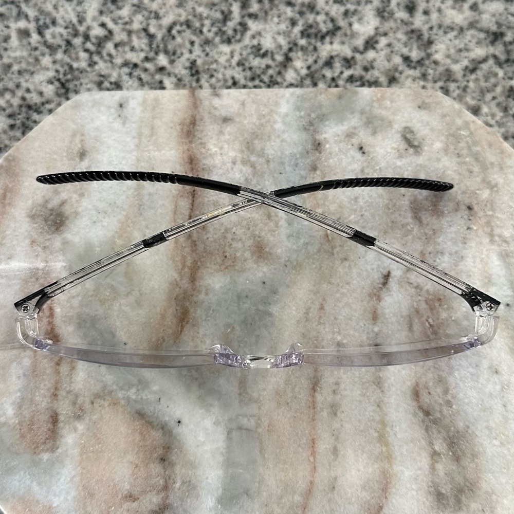 NEW IN BOX 2.50 READING GLASSES COMPUTER BLUE BLOCKER WITH CASE CLEANING CLOTH - Picture 3 of 9